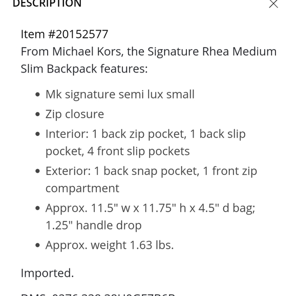 NWT Rhea Zip MD Slim Backpack main image 10